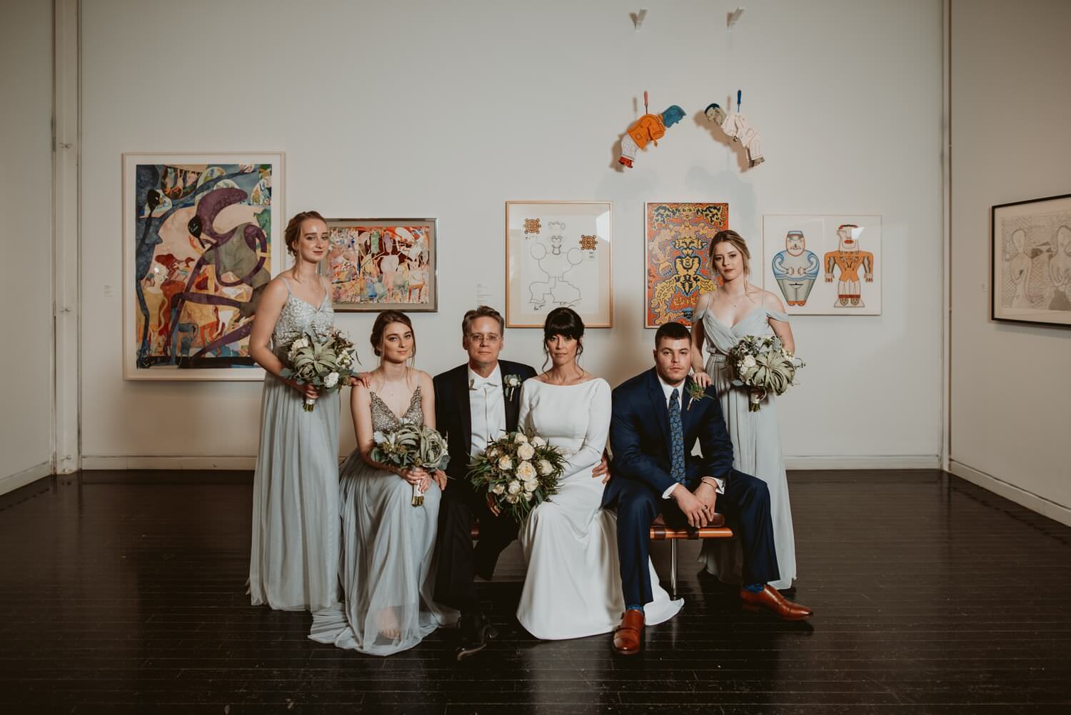 Family Photo - Elmhurst art Museum Wedding - The Adamkovi Chicago wedding photographer