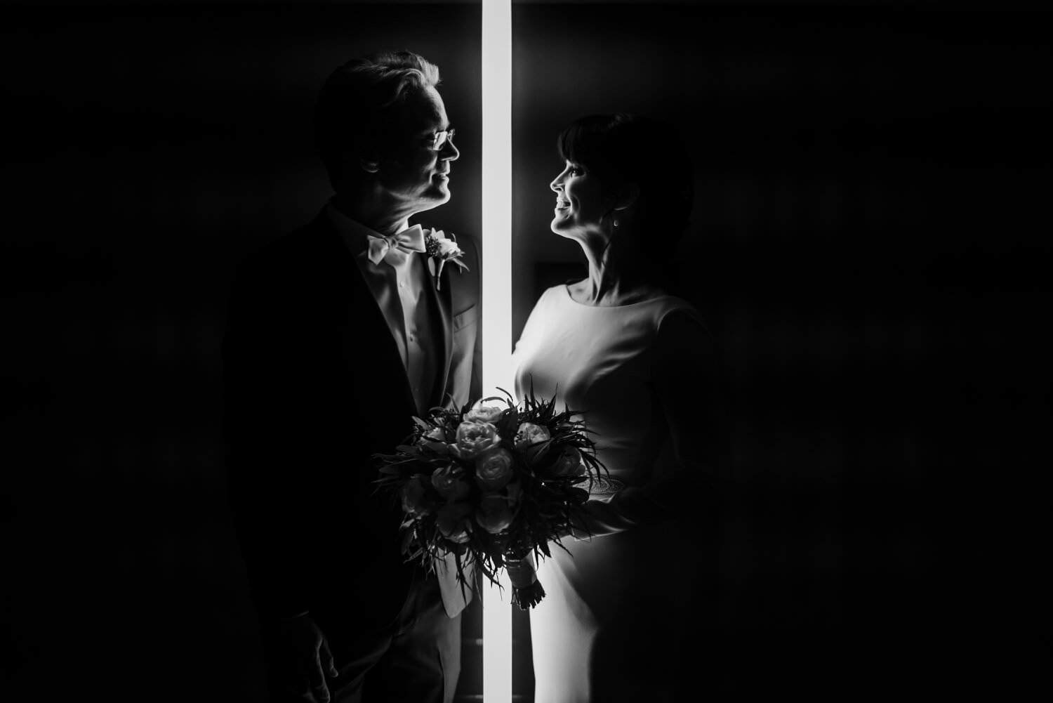 Van Der Mies - Bride and Groom - Elmhurst art Museum Wedding - The Adamkovi Chicago wedding photographer - Epic creative photo