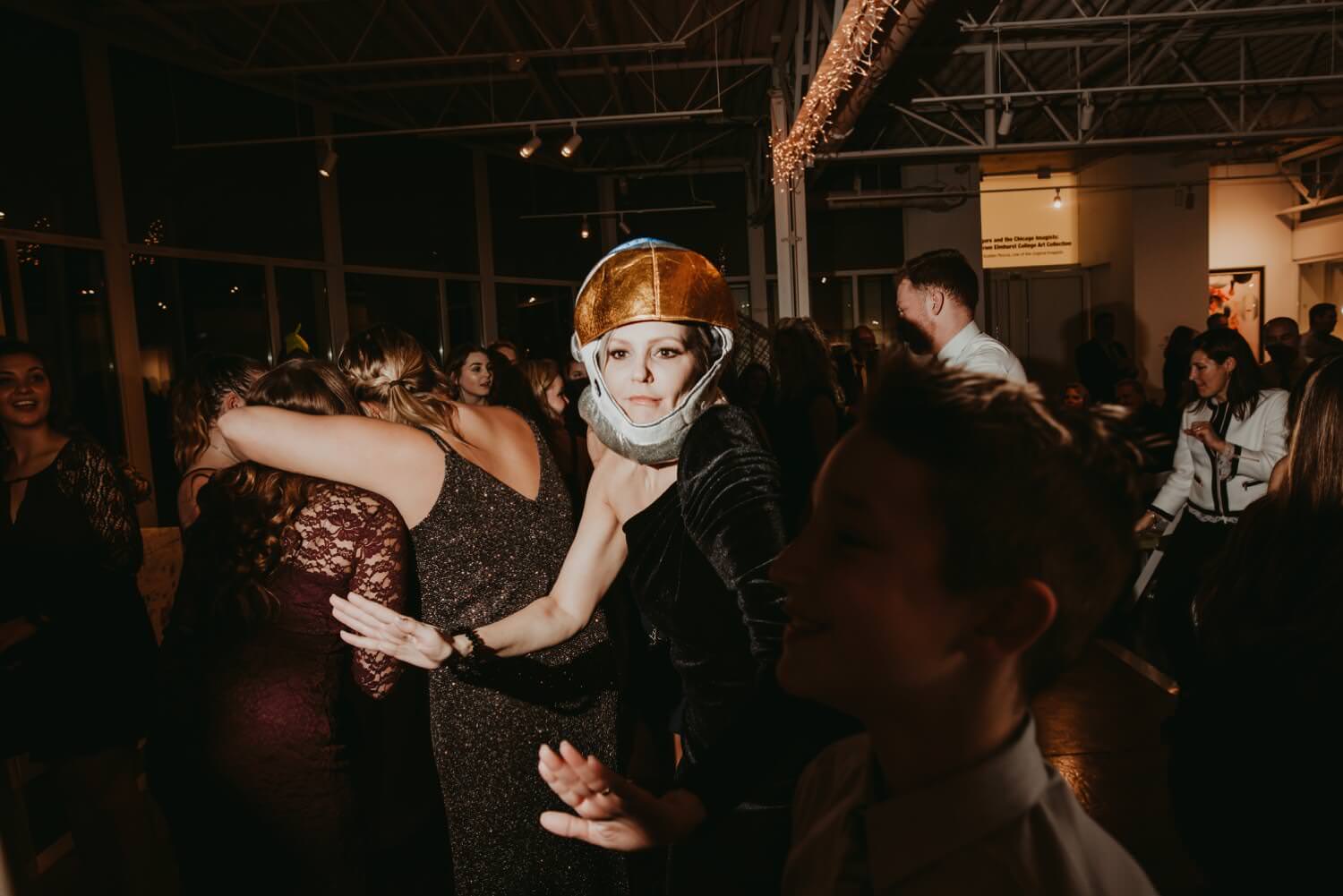 Reception - Elmhurst art Museum Wedding - The Adamkovi Chicago wedding photographer - dance party