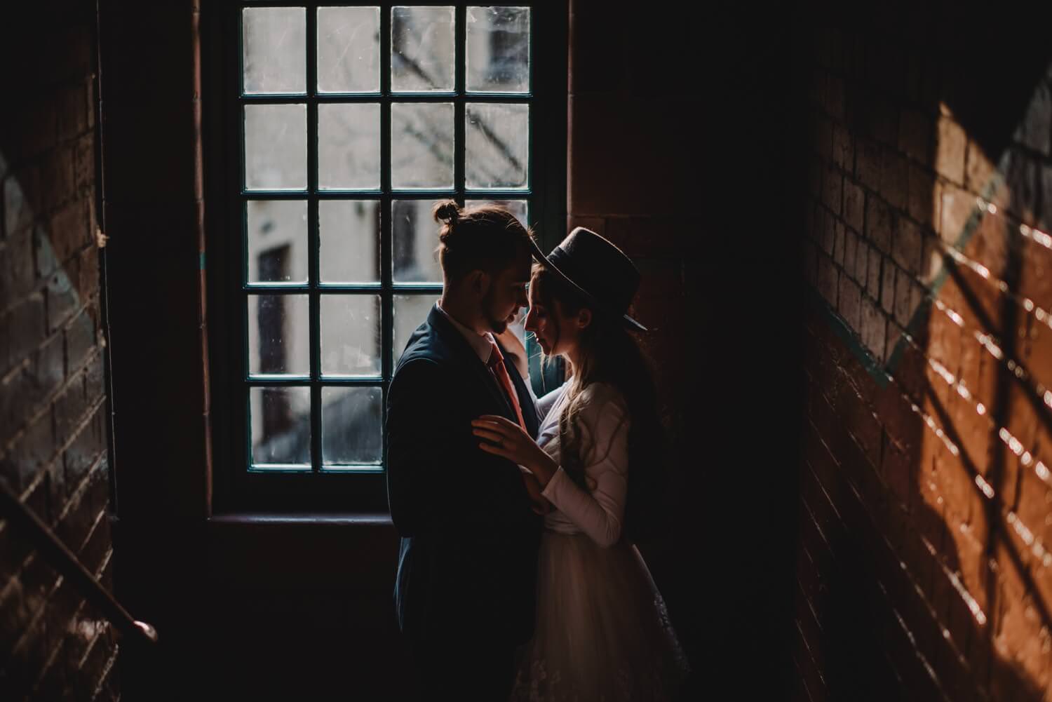 Bride and groom Wedding Photographer in Edinburgh - The Adamkovi, elopement