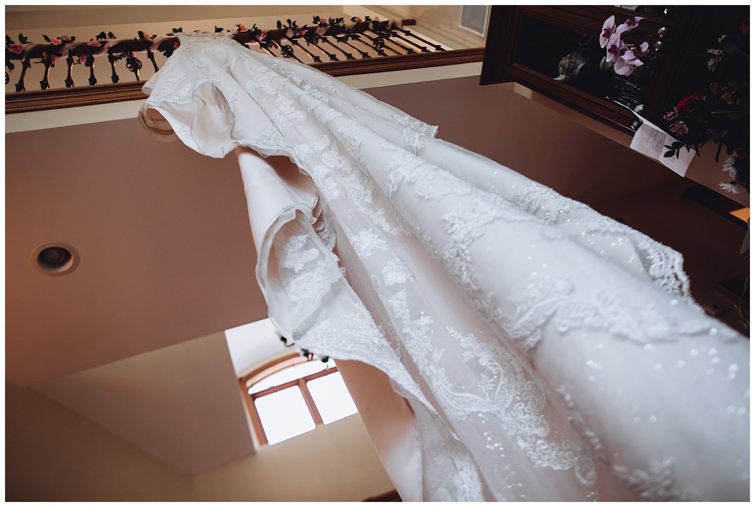 the longest train wedding dress