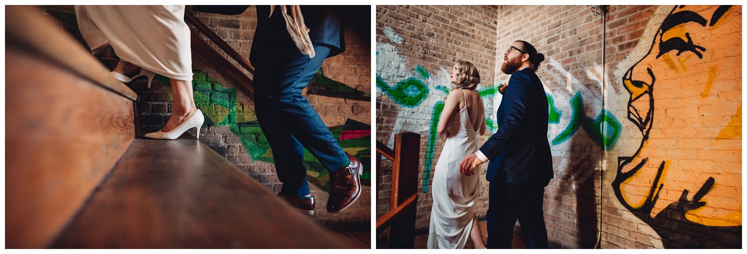 Lacuna Lofts Chicago Wedding Photography - The Adamkovi, bride and groom portraits