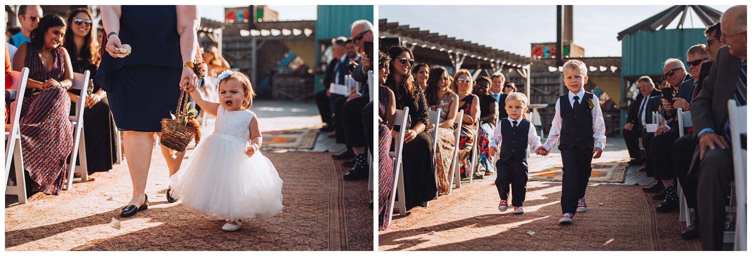 Lacuna Lofts Chicago Wedding Photography - The Adamkovi, rooftop ceremony