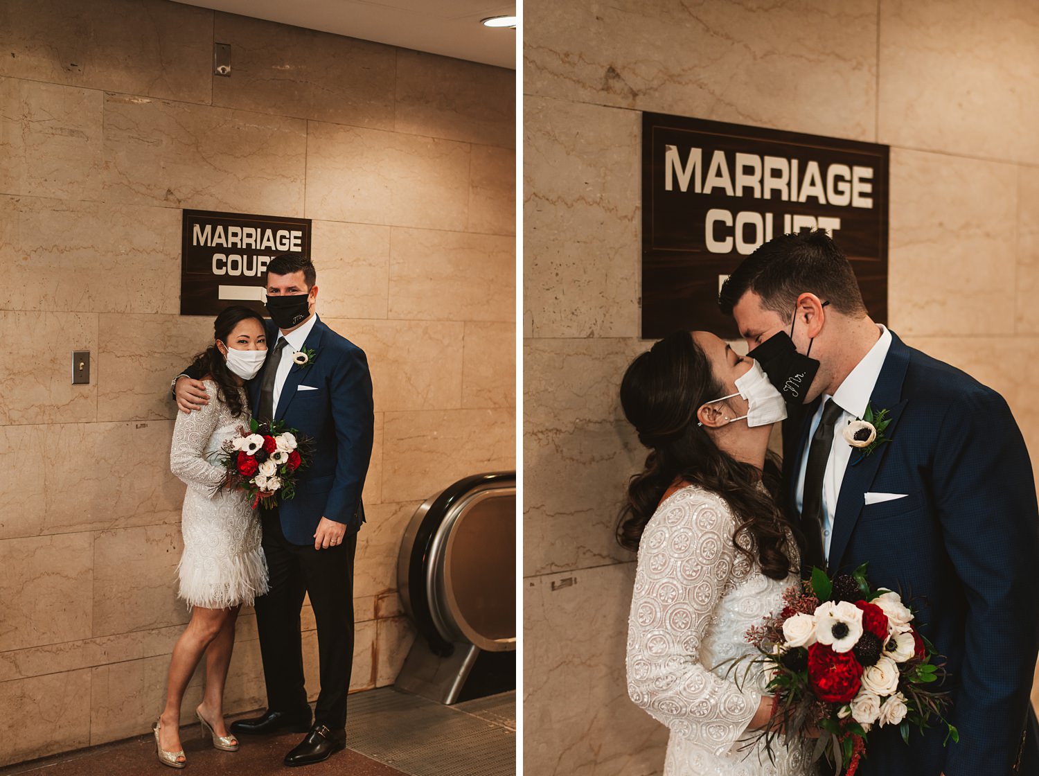 Chicago Courthouse Elopement wedding - The Adamkovi
