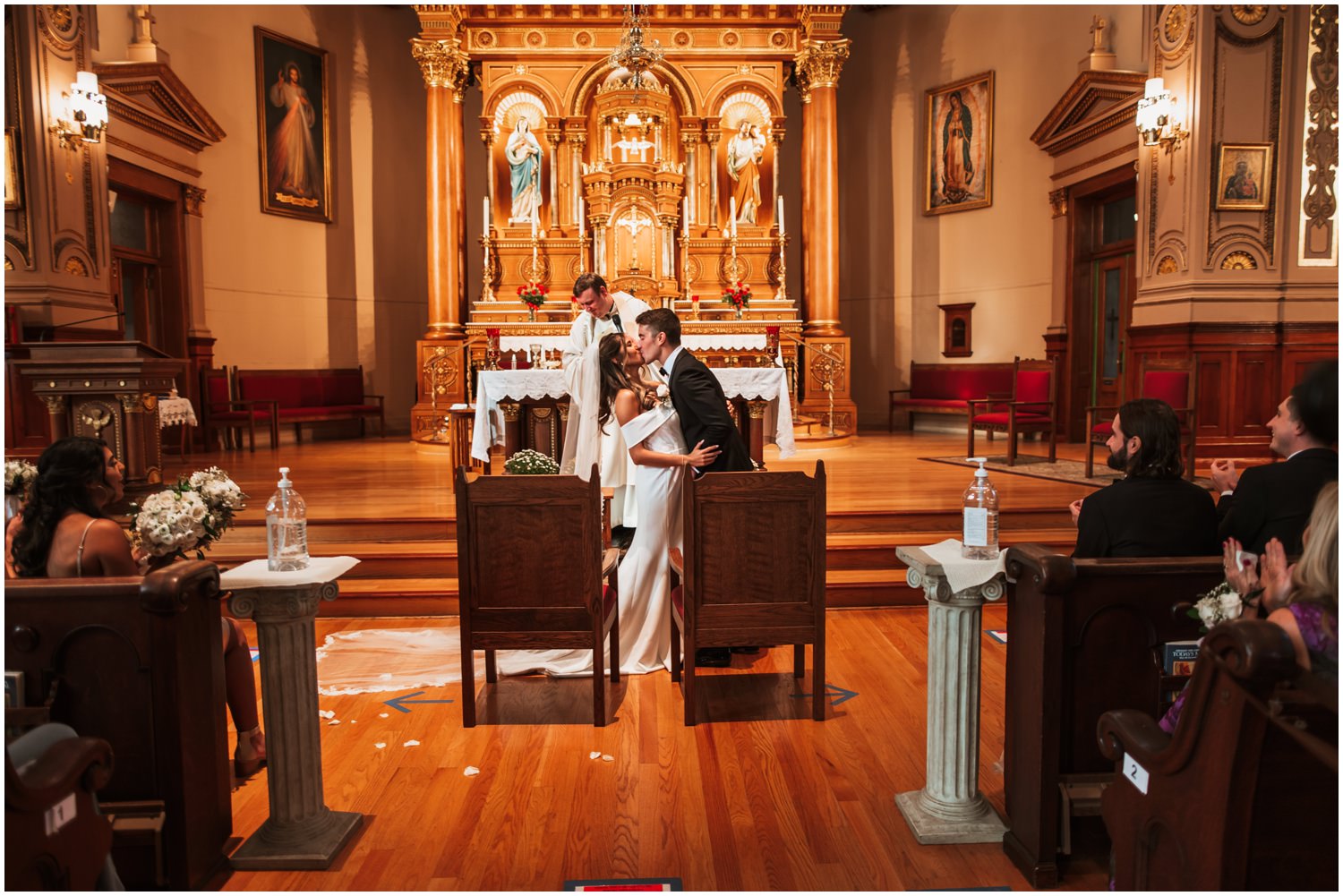 St. Hedwig Catholic Church Chicago wedding ceremony photos
