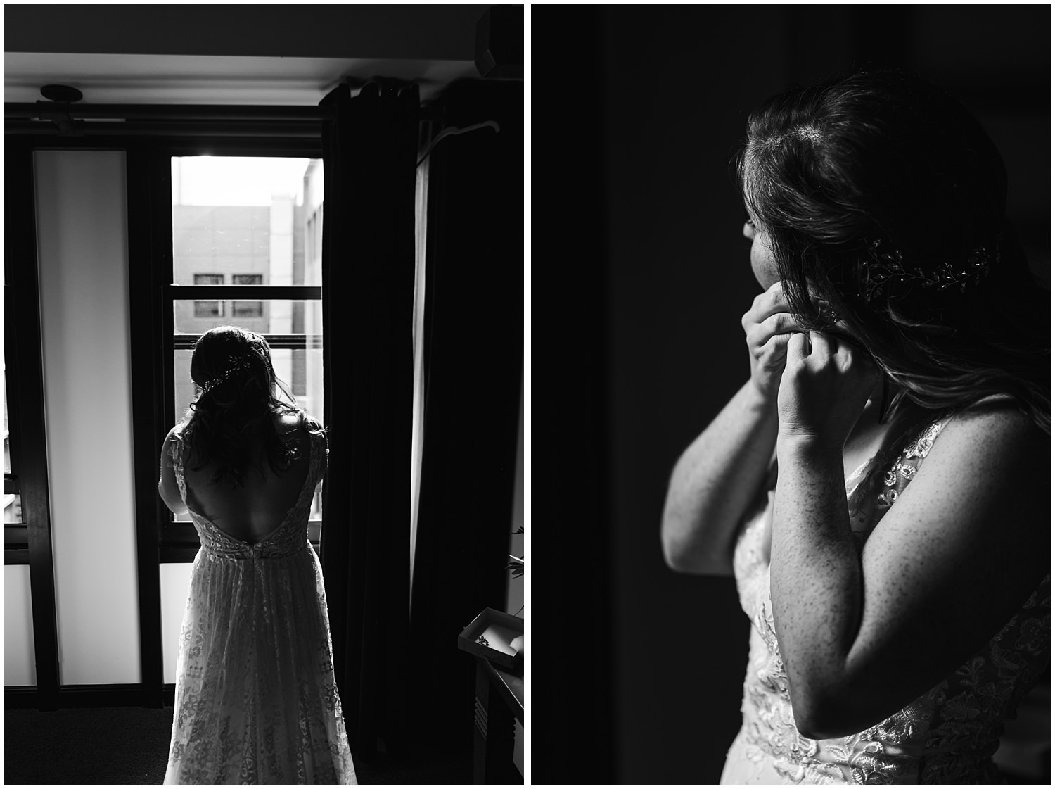 Chicago Athletic association hotel wedding photography - getting ready