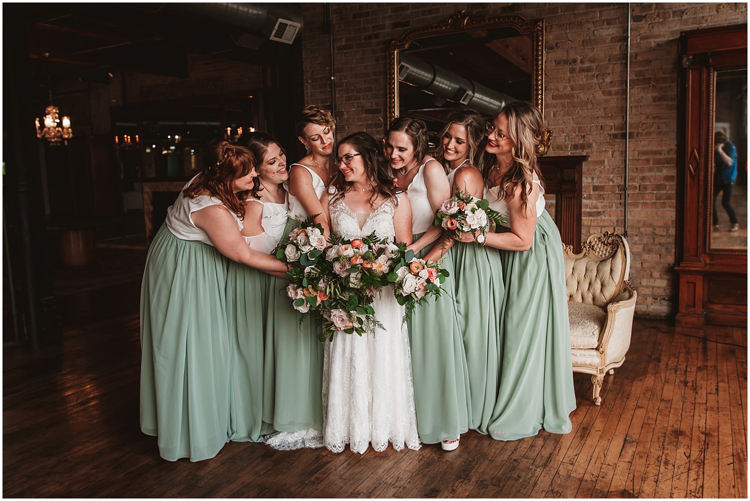Salvage One documentary Wedding Photography - bridesmaids photos