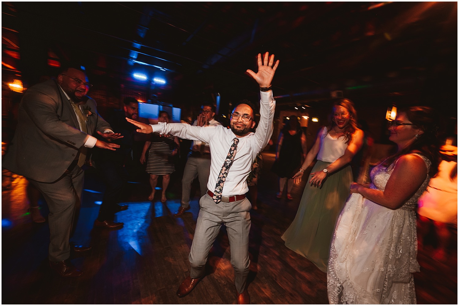 Salvage One documentary Wedding Photography - the best dance party