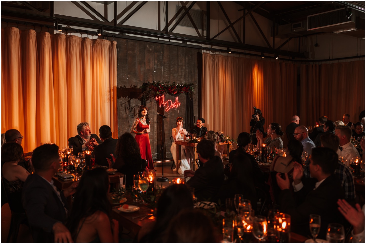 Ovation Chicago Wedding Photos - reception speeches